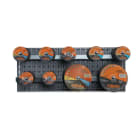 BETA - Assortimento di 560 dischi abrasivi rigidi con ganci senza pannello, assort.abrasivi modulo 560pz x c68 m/857.