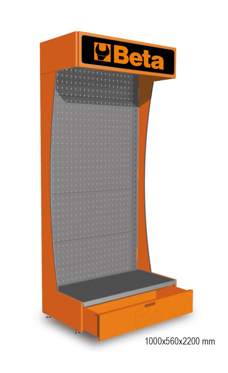 BETA - Parete espositiva vuota Beta MT7 C68.