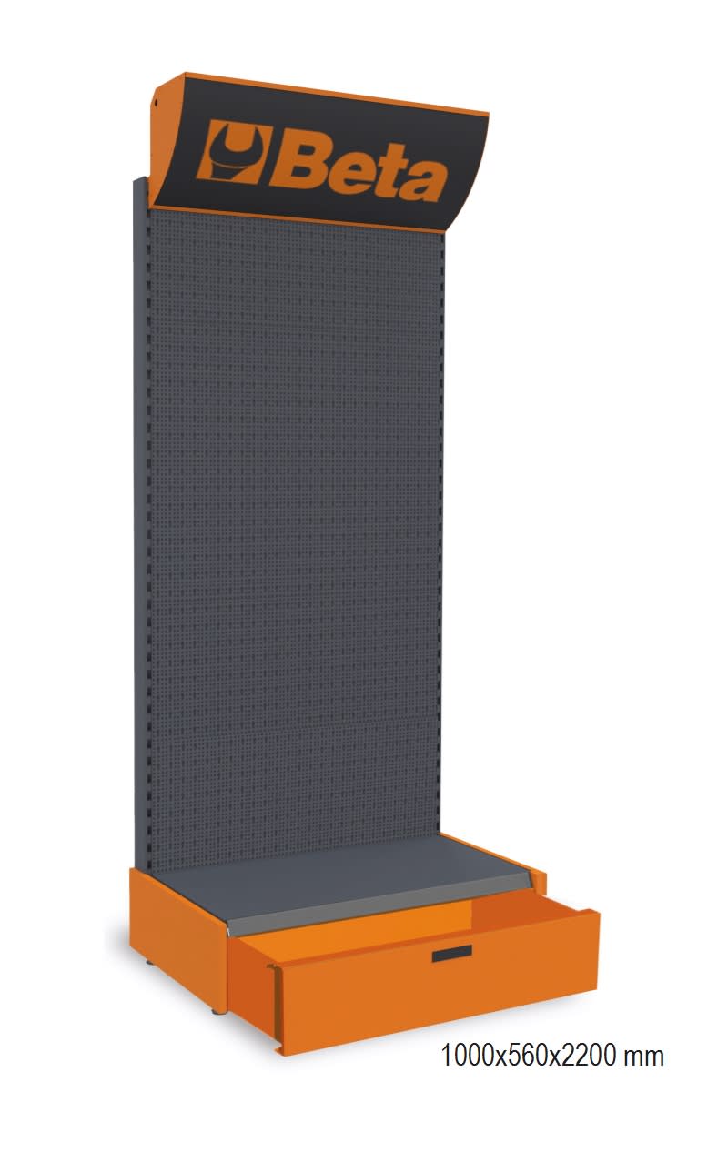 BETA - Parete espositiva vuota Beta, ideale per organizzare gli spazi. Pareti espositive vuote MT6 C68N, perfette per esporre prodotti in modo ordinato e professionale.