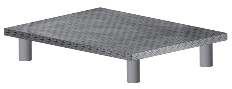 BETA - Accessori C68 Pedane Lamierati L.100