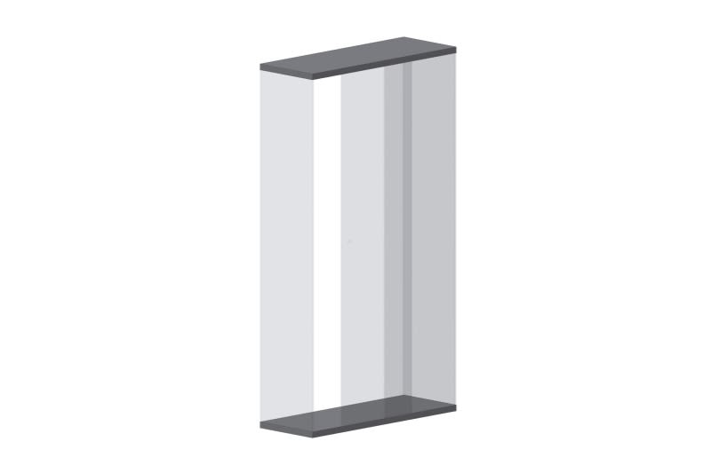 BETA - Vetrina per parete espositiva C68 e C68 R/1, vetrine C68 mt.2, ideali per esporre prodotti in modo elegante e funzionale.