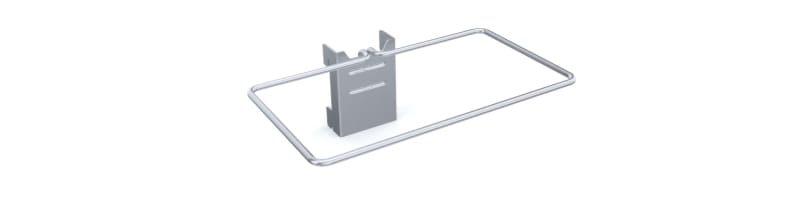 BETA - Gancio scarpe per espositore 64 di supporto calzature 170x120mm.