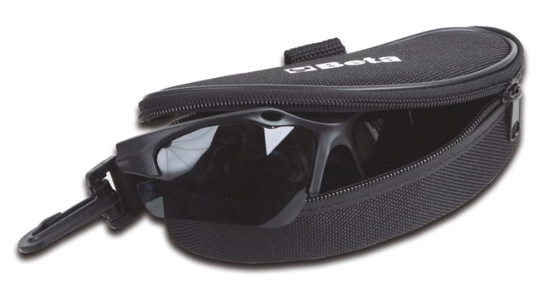 BETA - Occhiali di protezione con lenti scure in policarbonato BD Sport Black.