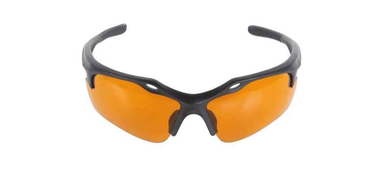 BETA - Occhiali di protezione con lenti arancioni UV BU SPORT BLACK.
