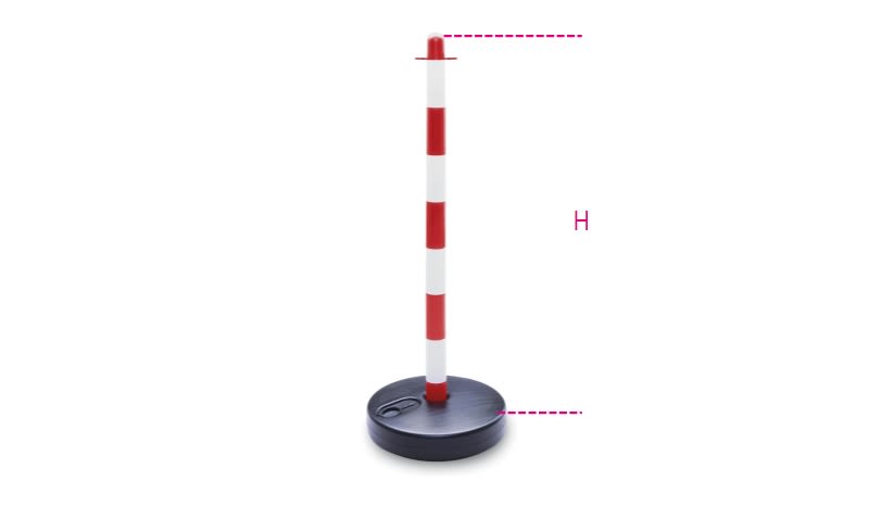 BETA - Colonnine plastica con base riempibile mt 0,9.