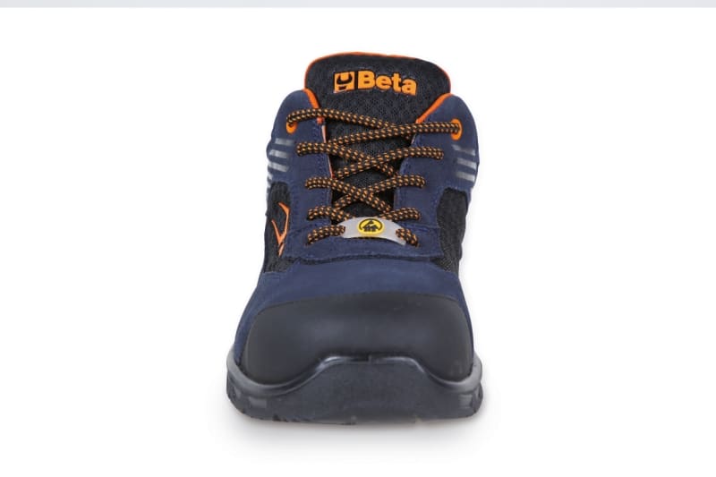 BETA - Scarpe da lavoro FLEX in pelle scamosciata S1P Blue B 43.