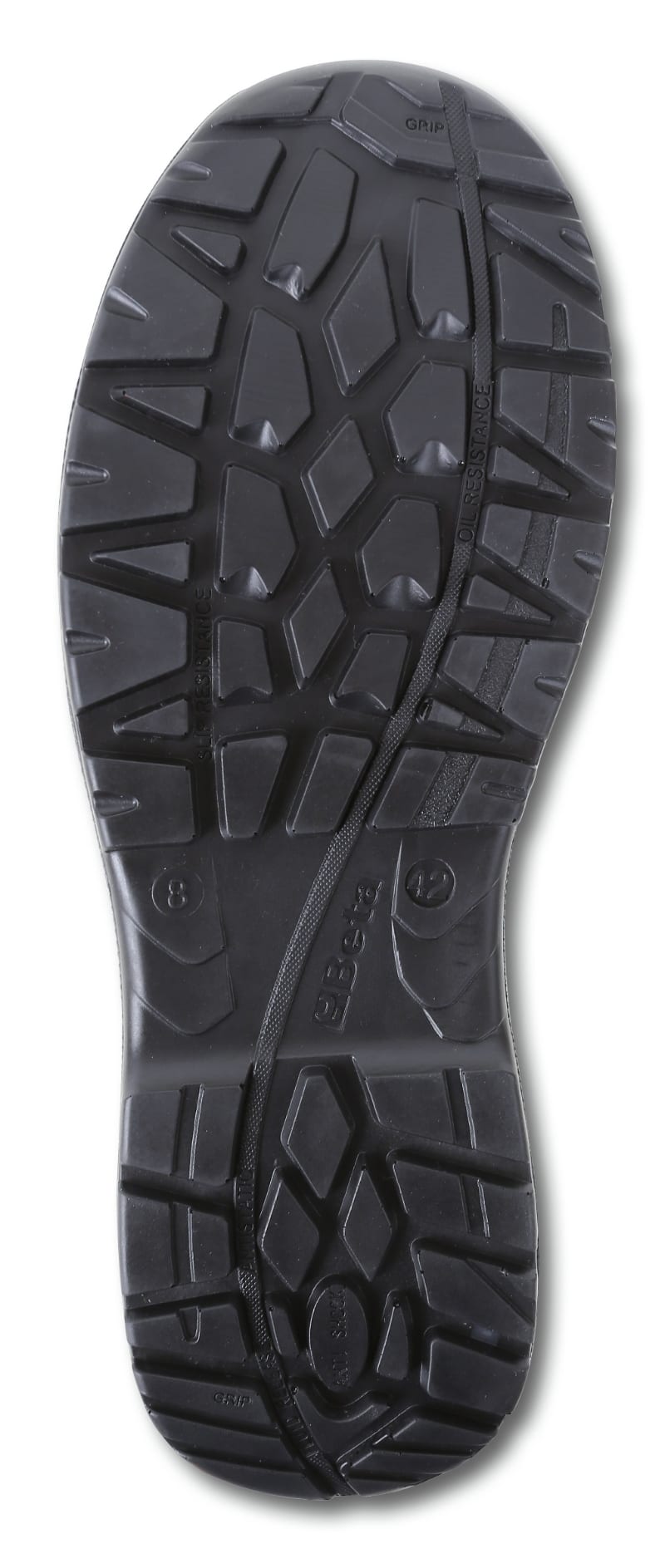 BETA - Scarpe in pelle idrorepellente con inserti in nylon e rinforzo antiabrasione nella zona del puntale S3 nere PEK 44.