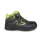 BETA - Scarpe alte in pelle idrorepellente con inserti in nylon, rinforzo antiabrasione nella zona del puntale e rapido sfilamento S3 nere PEK 42.