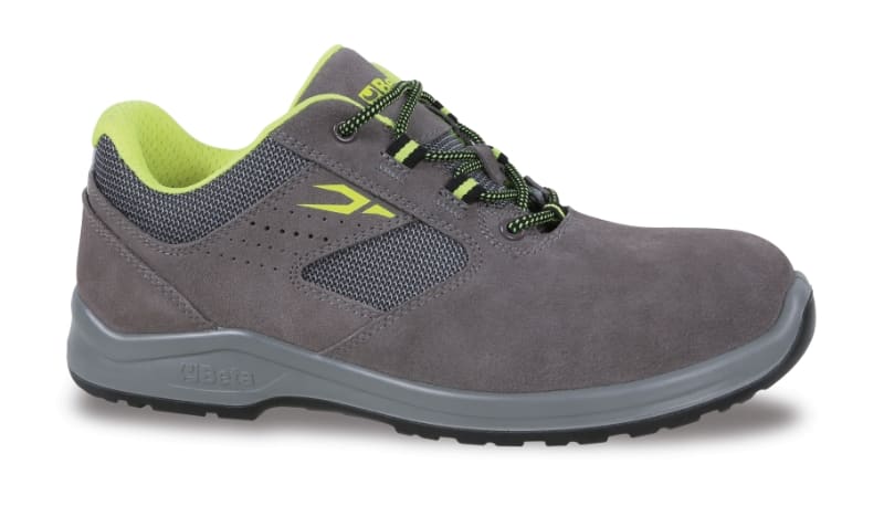 BETA - Scarpe in pelle scamosciata traforata con inserti mesh ad alta traspirabilità SCARPE LOW SCAM/MESH S1P GREY PEK 36.