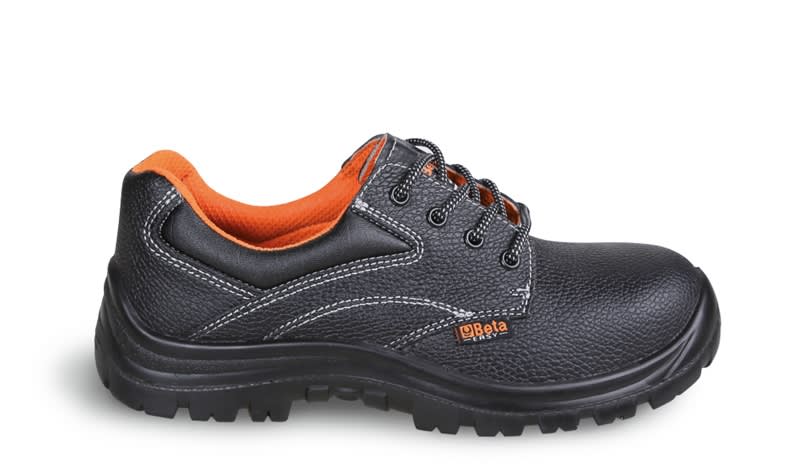 BETA - Scarpe in pelle idrorepellente, scarpe basse pelle nera (S3) c/lam EN 41.