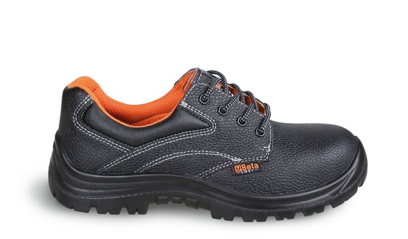BETA - Scarpe in pelle idrorepellente, scarpe basse pelle nera (S3) c/lam EN 48.