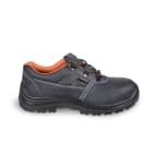 BETA - Scarpe in pelle nere basse con base e lamina, taglia 39. Eleganza e comfort in un unico prodotto.