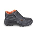 BETA - Scarpe alte in pelle idrorepellente con rapido sfilamento, patella di protezione frontale e chiusura a strappo, base protettiva.