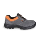 BETA - Scarpe basse in pelle scamosciata traforata grigie S1P taglia 37.