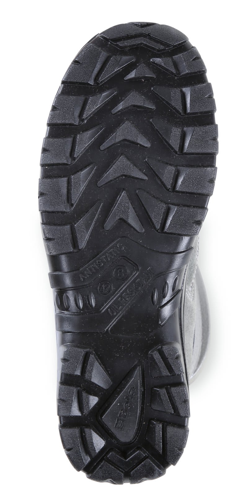 BETA - Scarpe alte in pelle scamosciata con inserti in nylon, rapido sfilamento e copripuntale di rinforzo in poliuretano BASIC composit S1P grey 40.