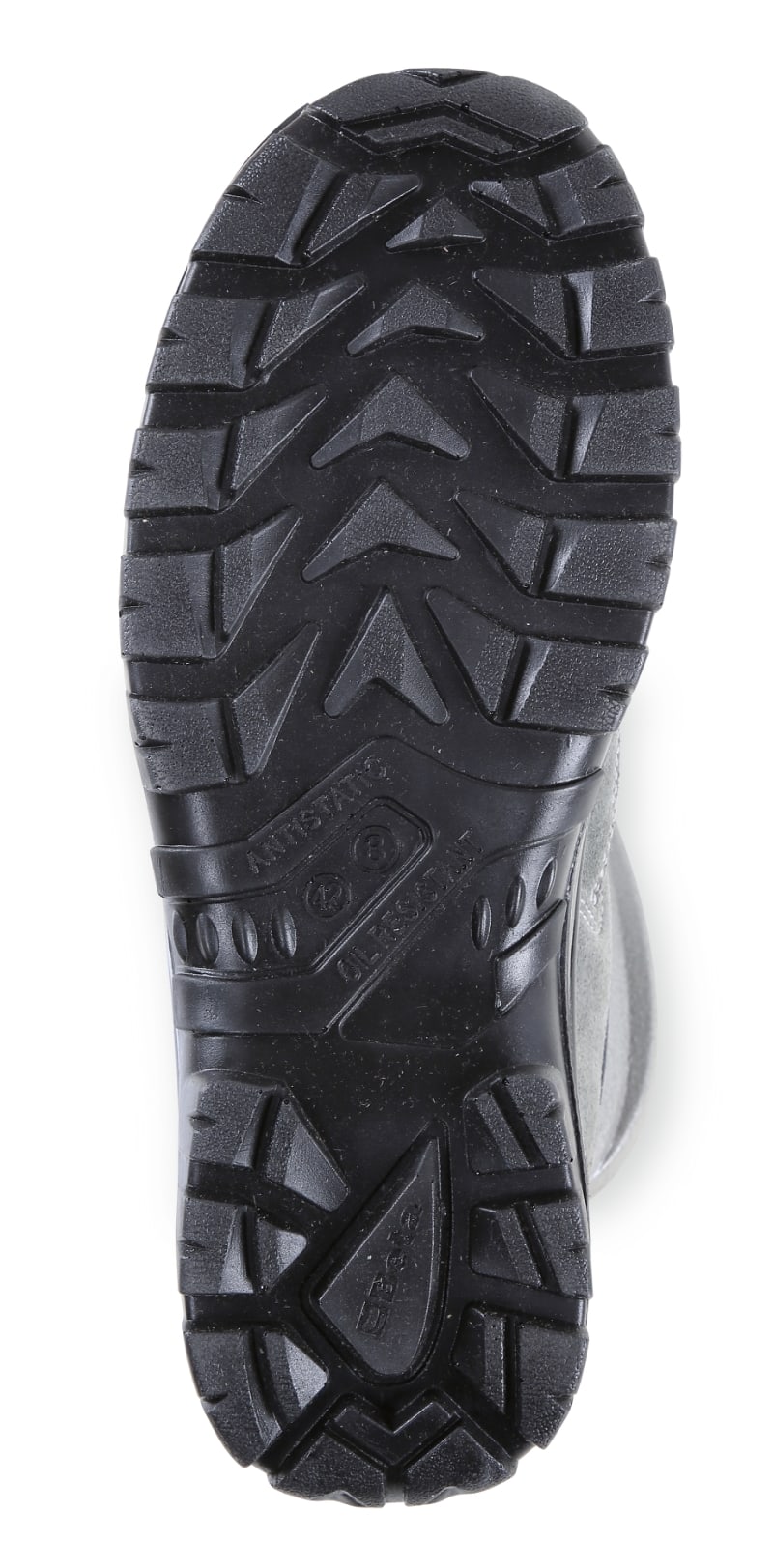 BETA - Scarpe alte in pelle scamosciata con inserti in nylon, rapido sfilamento e copripuntale di rinforzo in poliuretano BASIC scamosc. alte composit S1P grey 45.