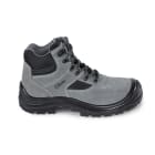 BETA - Scarpe alte in pelle scamosciata con inserti in nylon, rapido sfilamento e copripuntale di rinforzo in poliuretano BASIC composit S1P grey 47.