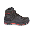 BETA - Scarpe alte in pelle idrorepellenti con battistrada gomma VIBRAM® TREKKING HERITAGE MID S3 BROWN HM43.