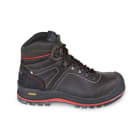 BETA - Scarpe alte in pelle idrorepellenti con battistrada gomma VIBRAM® TREKKING HERITAGE MID S3 BROWN HM44.