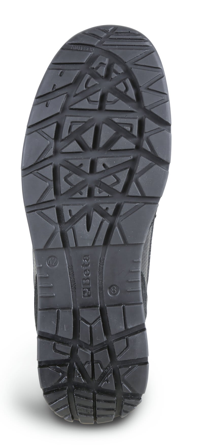 BETA - Scarpe in pelle scamosciata e microfibra idrorepellenti con inserti in carbon, sneakers active pelle/mesh (S3) AN 44.