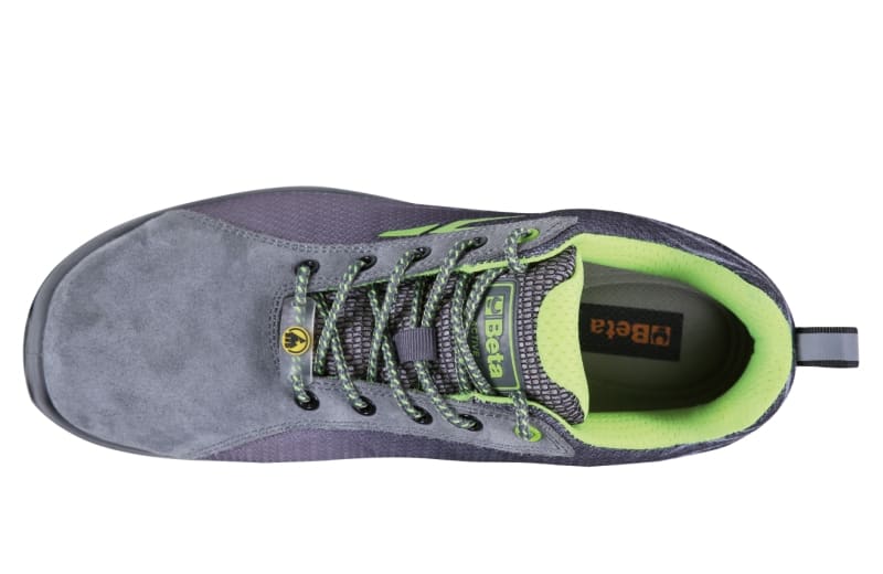 BETA - Scarpe Active in mesh ad alta traspirazione e pelle scamosciata con supporto di stabilità al tallone Sneakers Active Mesh Trafor. Grey 37.