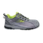 BETA - Scarpe Active in mesh ad alta traspirazione e pelle scamosciata con supporto di stabilità al tallone Sneakers mesh traforate attive (S1P) grigie 39.
