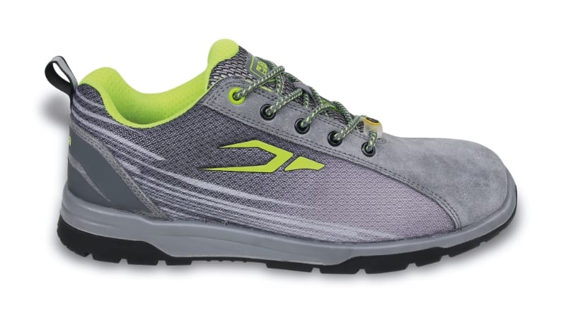 BETA - Scarpe Active in mesh ad alta traspirazione e pelle scamosciata con supporto di stabilità al tallone SNEAKERS TRAFOR. ACTIVE MESH (S1P) GREY 46.