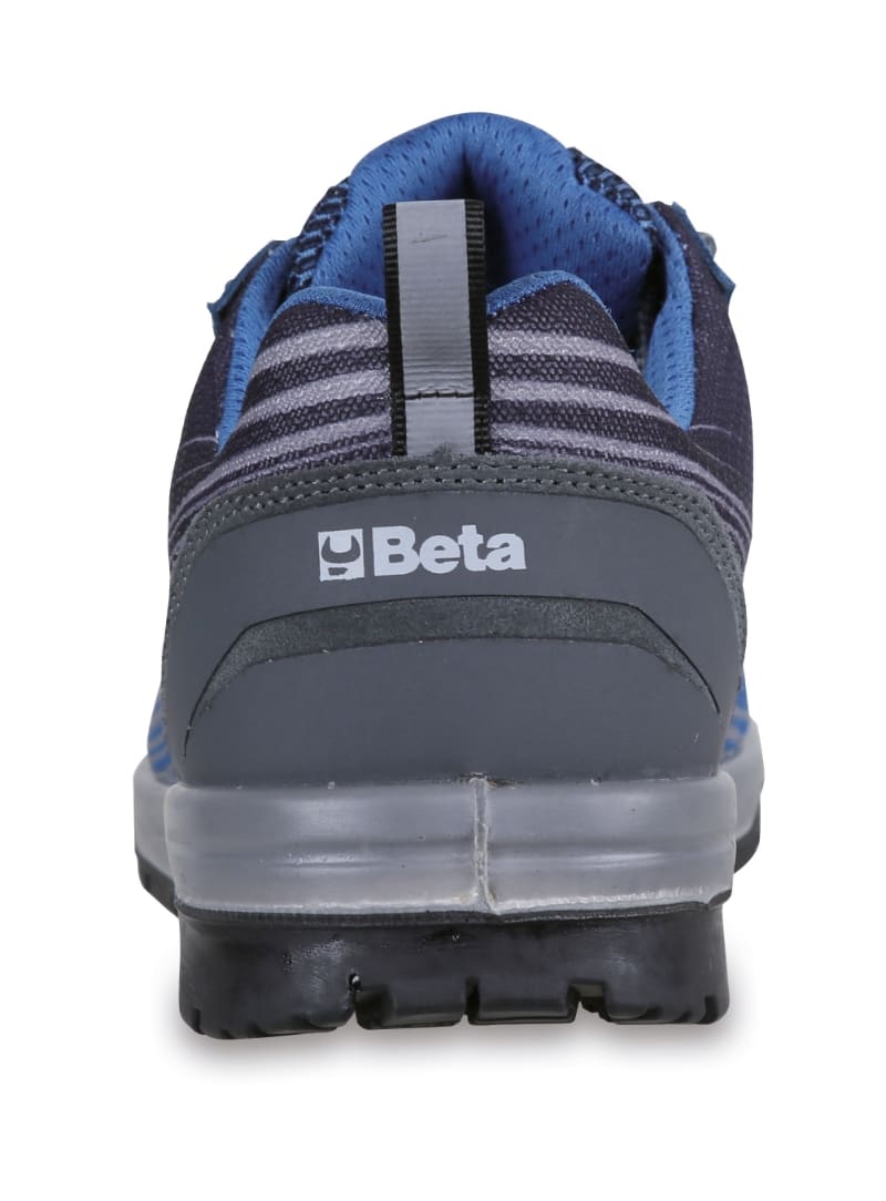 BETA - Scarpe Active in mesh ad alta traspirazione e pelle scamosciata con supporto di stabilità al tallone Sneakers Active Mesh Trafor.(S1P)Blue 48.