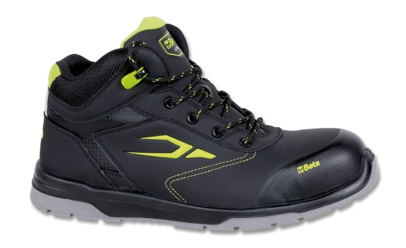 BETA - Scarpe alte in action nabuk idrorepellente con rapido sfilamento, sneakers active alte pelle S3 NA 47.