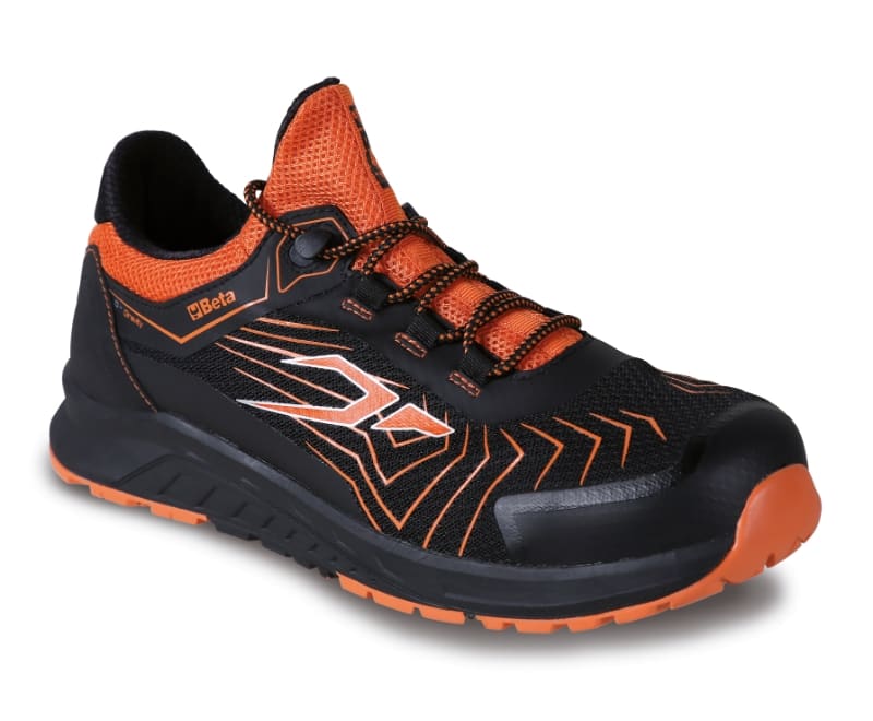 BETA - Scarpe B.SE 0-Gravity (S1P) Orange A39 leggerissime in tessuto mesh ad alta traspirazione.