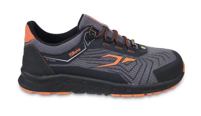 BETA - Scarpe B.SE 0-Gravity (S1P) Grey G40 leggerissime in tessuto mesh ad alta traspirazione.