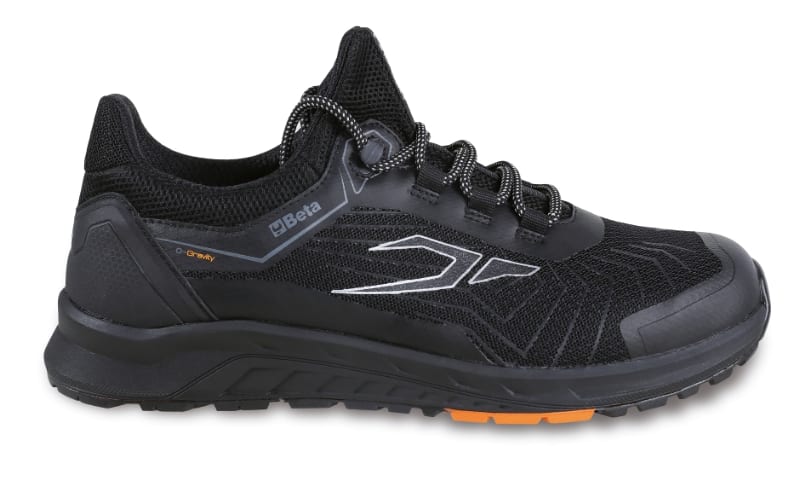 BETA - Scarpe occupational 0-Gravity leggerissime in tessuto mesh idrorepellente Free Time (O2) Black 46.
