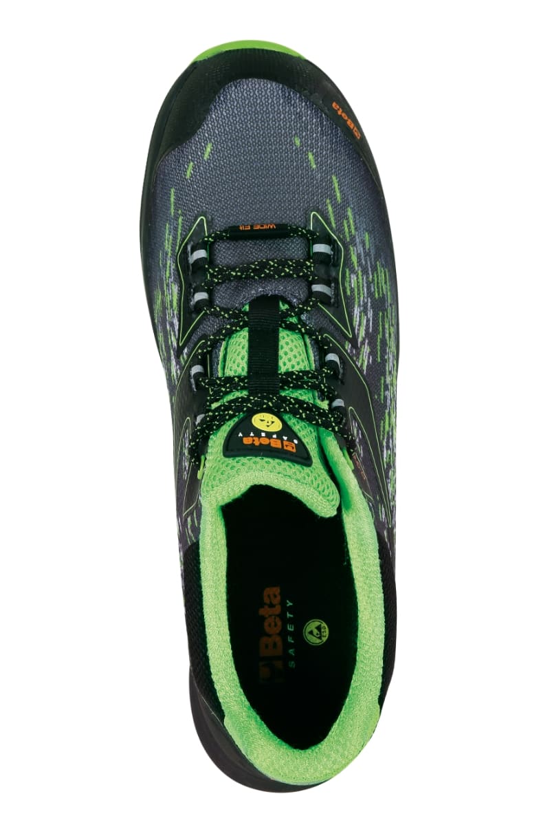 BETA - Scarpe da lavoro 0-Gravity Nubes, leggere e resistenti, SCARPE 0-GRAVITY FLUO GREEN ESD(S1PL)V46, protezione e comfort.