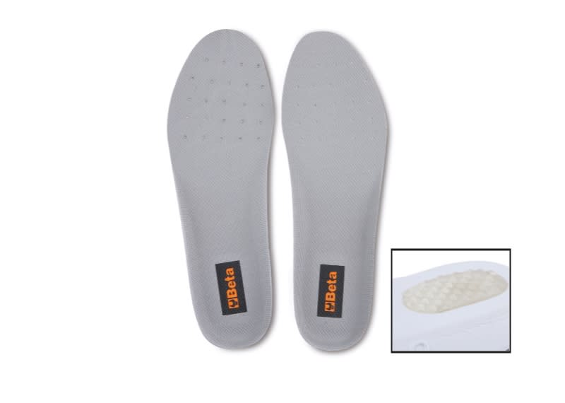 BETA - Sottopiedi anatomici con inserto in gel, coprisottopiedi con gel (paio) 48 per un comfort ottimale.