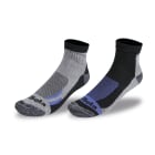BETA - 2 paia di calze maxi sneakers in cotone con pianta in spugna di cotone 39/42.