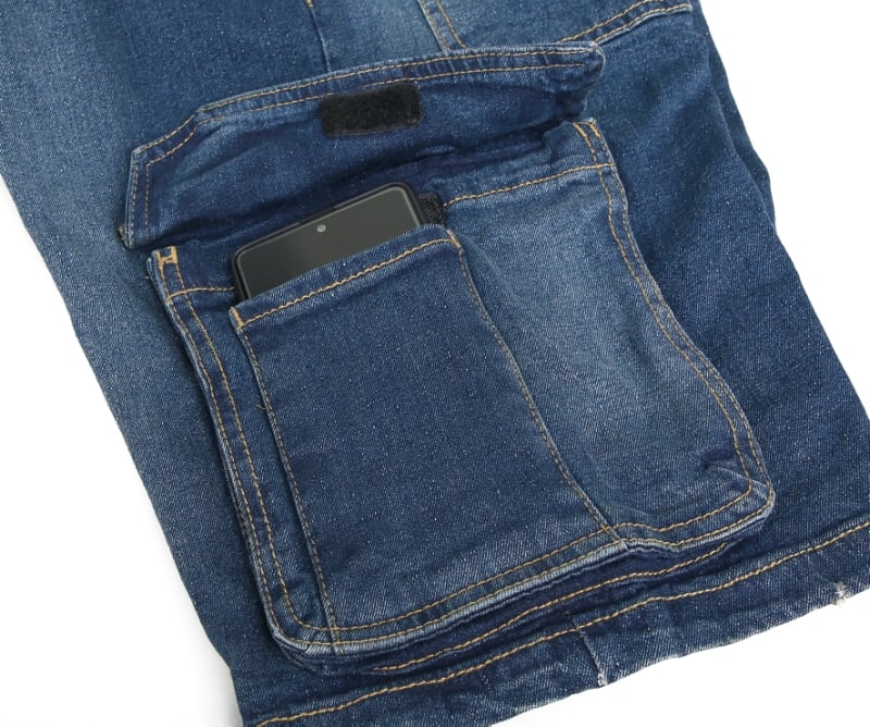 BETA - Bermuda jeans da lavoro elasticizzati in denim gr. 370 tg. L, ideali per comfort e resistenza.