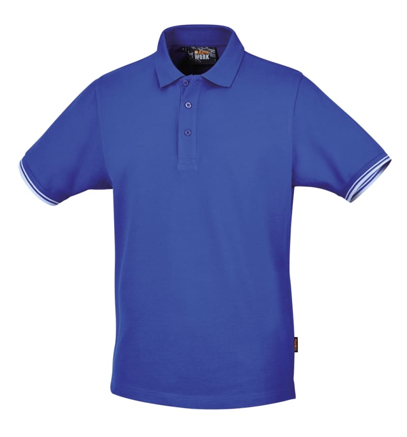 BETA - Polo 3 bottoni in cotone 200 g azzurro cotone-pique light blue TG. M.