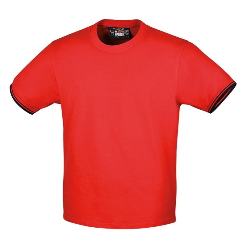 BETA - T-shirt work in 100% cotone 150 g, rosso, Jersey Red TG. S.