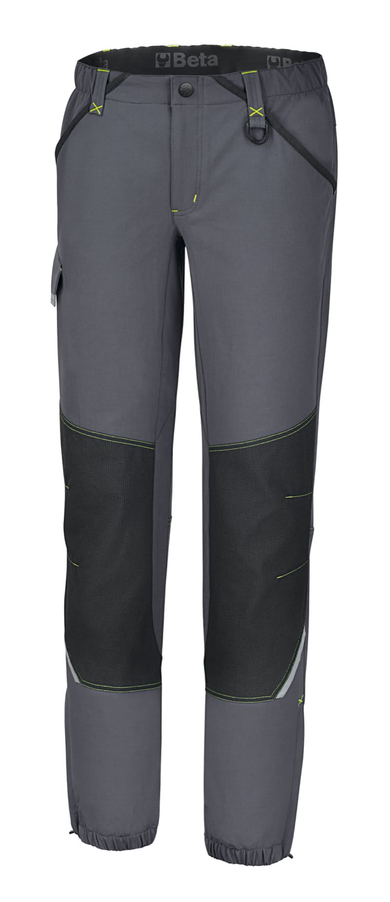 BETA - Pantaloni work trekking heavy in tessuto elasticizzato, pantaloni trek 265 gr stretch grey tg.L.