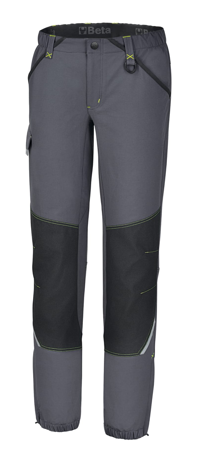 BETA - Pantaloni work trekking heavy in tessuto elasticizzato, pantaloni trek 265 gr stretch grey tg.L.