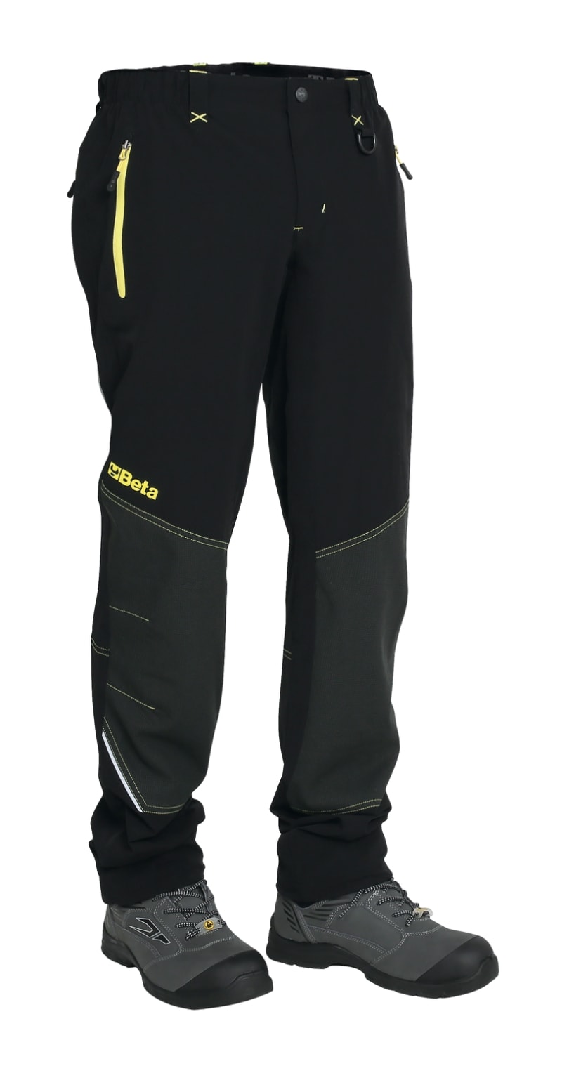 BETA - Pantaloni work trekking light in tessuto elasticizzato, pantal. trek 140 gr stretch black tg.xs.