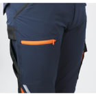 BETA - Pantaloni da lavoro multitasche elasticizzati 260gr nylon ocean-blue tg.XXXL.