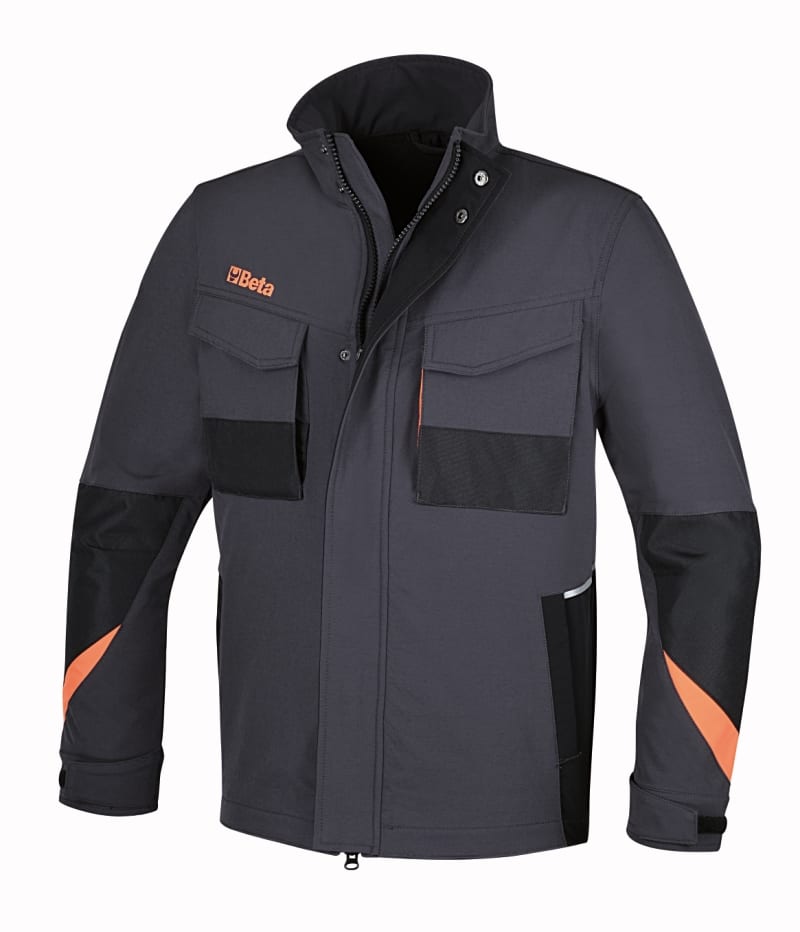 BETA - Giacca da lavoro in tessuto elasticizzato 260gr nylon grey tg. XXL
