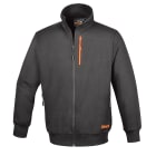 BETA - Felpa con zip lunga grigia taglia XXL.