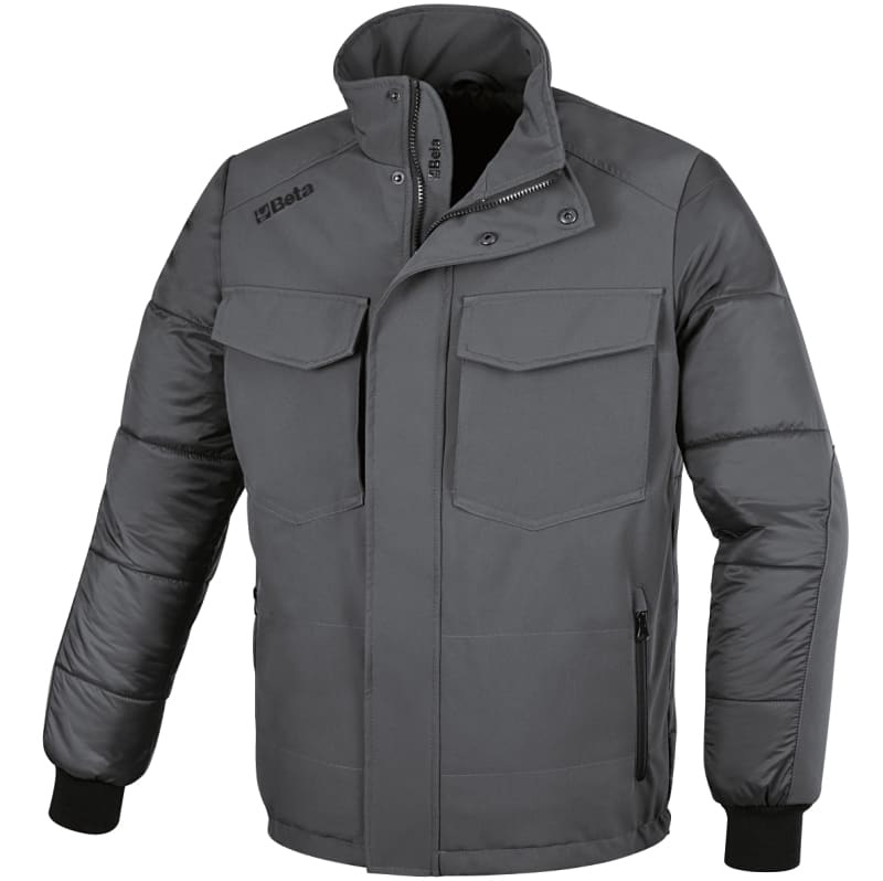 BETA - Piumino da lavoro con imbottitura in graphene 80 g, piumini multitasche black-grey tg. S.