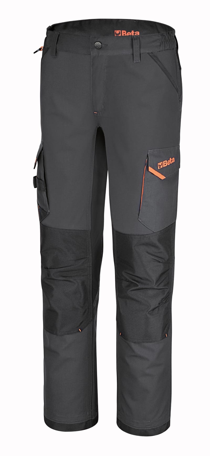 BETA - Pantaloni da lavoro multitasche con inserti in tessuto elasticizzato WORK CANVAS 260G GREY TG.XXXL.