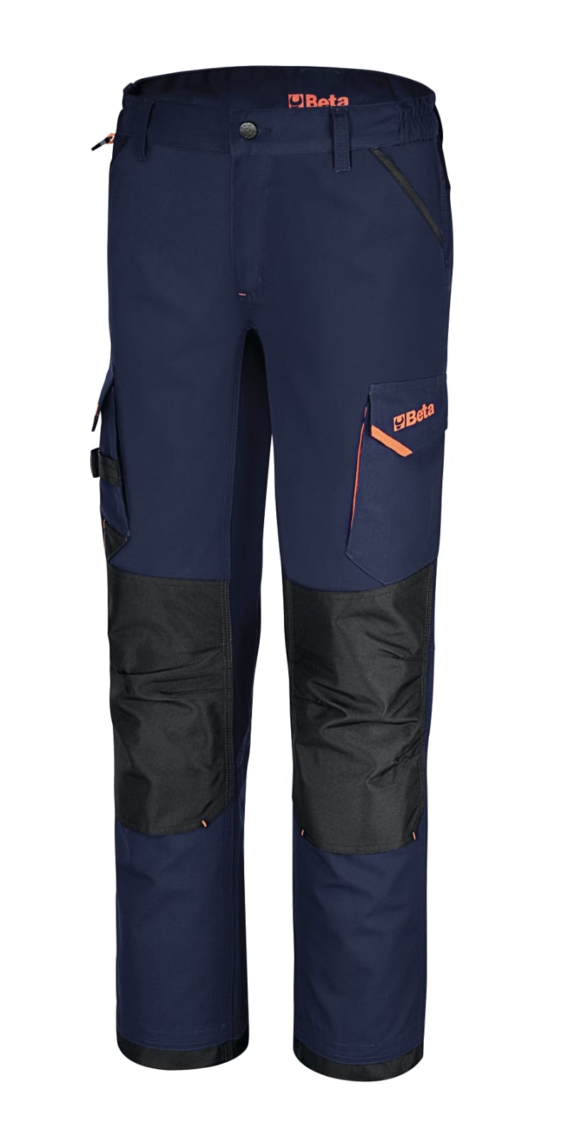 BETA - Pantaloni da lavoro multitasche con inserti in tessuto elasticizzato, pantaloni work canvas 260g blue tg.XXL.