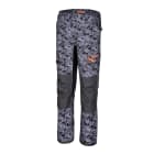 BETA - Pantaloni da lavoro multitasche in canvas 260g con esclusivo disegno camouflage, taglia S.