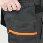 BETA - Pantalone flying pockets con inserti in tessuto elasticizzato, 260gr, colore grigio, taglia L.