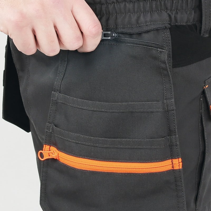 BETA - Pantalone flying pockets con inserti in tessuto elasticizzato 260gr. grey tg. XXL.